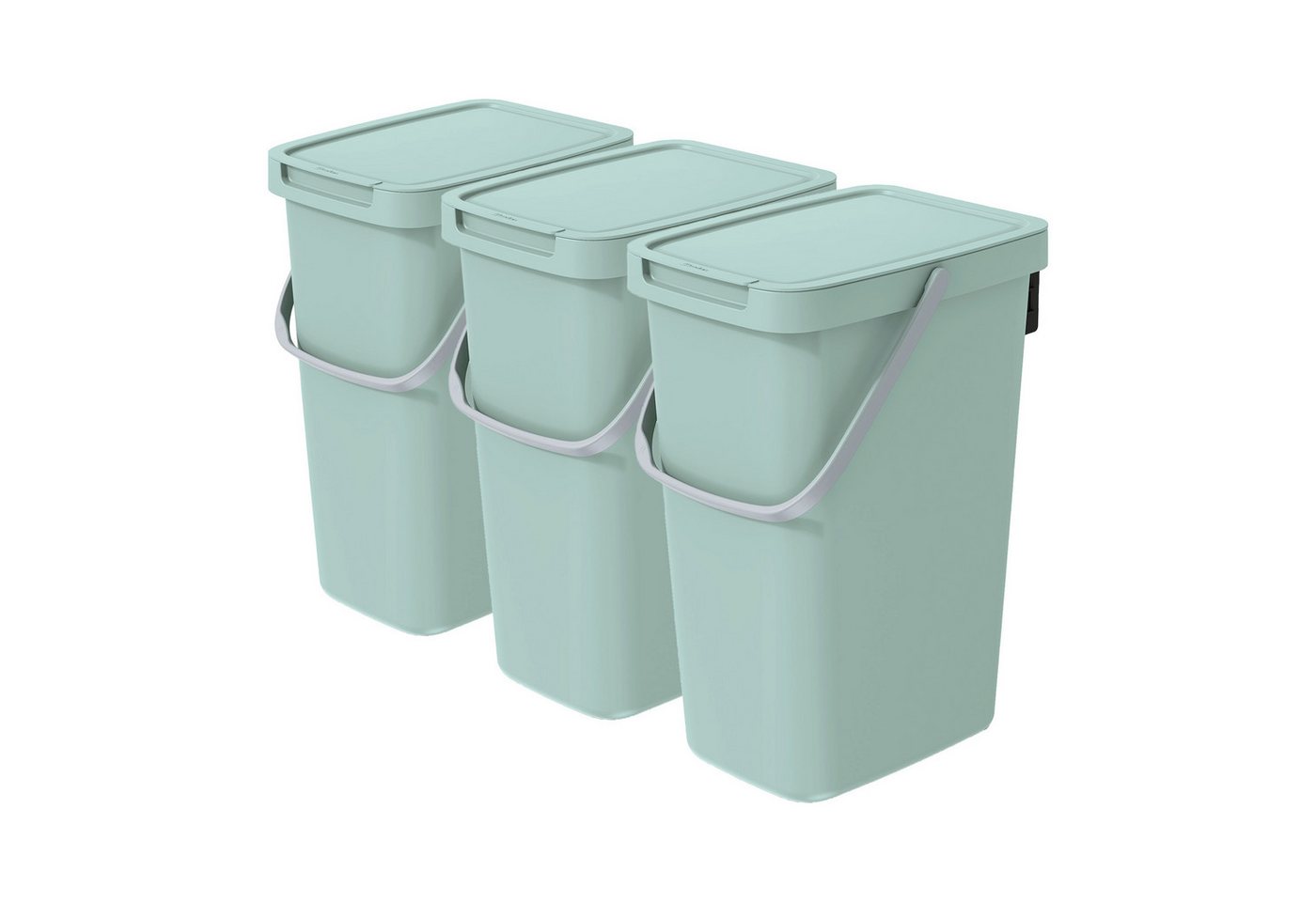 VidaAtHome.de Mülleimer Q-SYSTEMA Abfalleimer-Set 3 x 12 Liter VidaAtHome.de Mülleimer Q-SYSTEMA Abfalleimer-Set 3 x 12 Liter von VidaAtHome.de