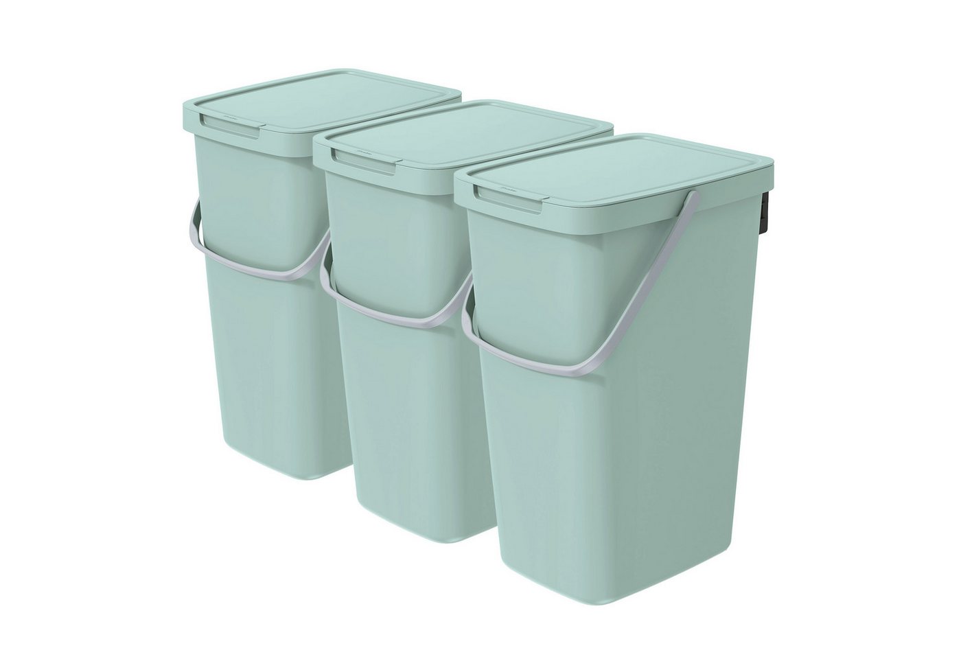 VidaAtHome.de Mülleimer Q-SYSTEMA Abfalleimer-Set 3 x 20 Liter VidaAtHome.de Mülleimer Q-SYSTEMA Abfalleimer-Set 3 x 20 Liter von VidaAtHome.de