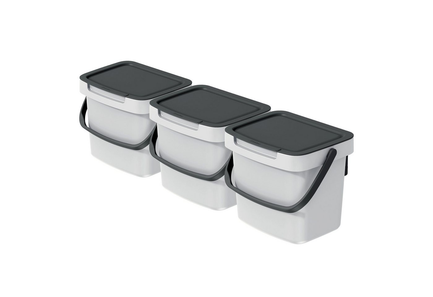 VidaAtHome.de Mülleimer Q-SYSTEMA Abfalleimer-Set 3 x 3 Liter VidaAtHome.de Mülleimer Q-SYSTEMA Abfalleimer-Set 3 x 3 Liter von VidaAtHome.de