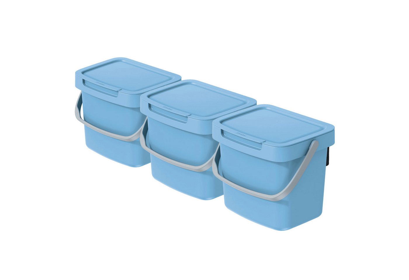VidaAtHome.de Mülleimer Q-SYSTEMA Abfalleimer-Set 3 x 3 Liter VidaAtHome.de Mülleimer Q-SYSTEMA Abfalleimer-Set 3 x 3 Liter von VidaAtHome.de