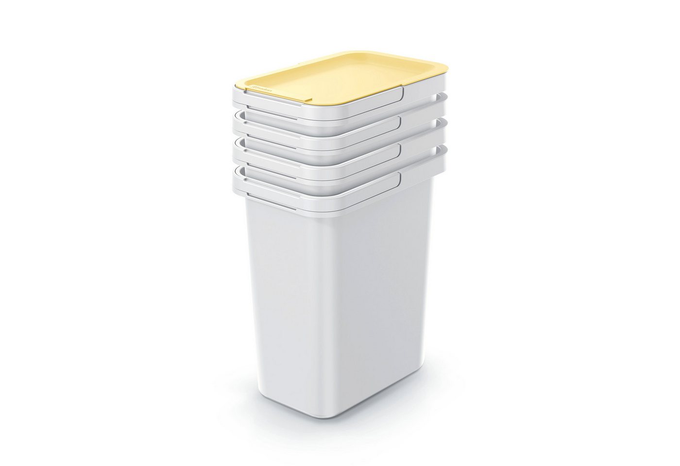 VidaAtHome.de Mülleimer SYSTEMA 4er-Set Abfalleimer à 12 Liter - Sortiereimer VidaAtHome.de Mülleimer SYSTEMA 4er-Set Abfalleimer à 12 Liter - Sortiereimer von VidaAtHome.de