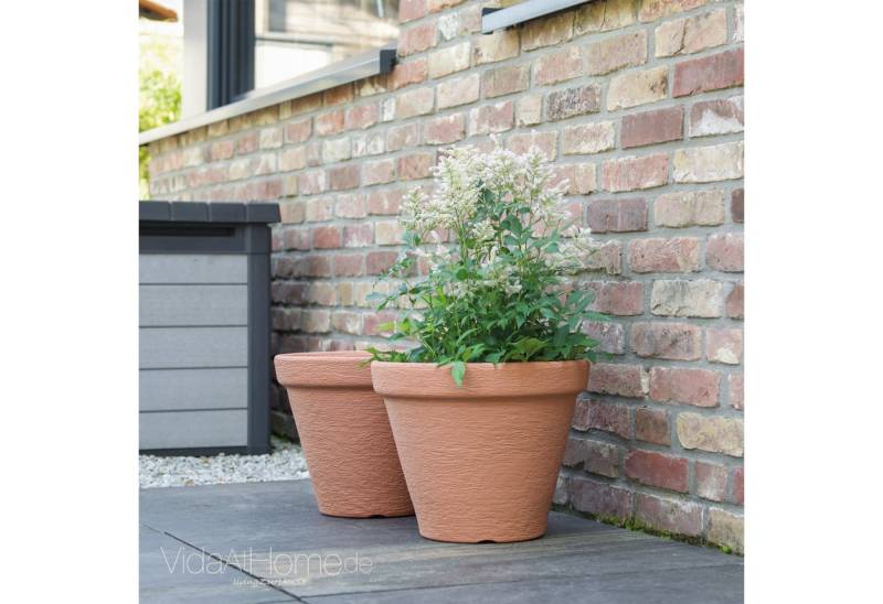 VidaAtHome.de Pflanzkübel Pflanzgefäß KLASSIK ø 40er - 2er Set (Spar-Set, 2x Pflanzgefäß KLASSIK ø 40) von VidaAtHome.de