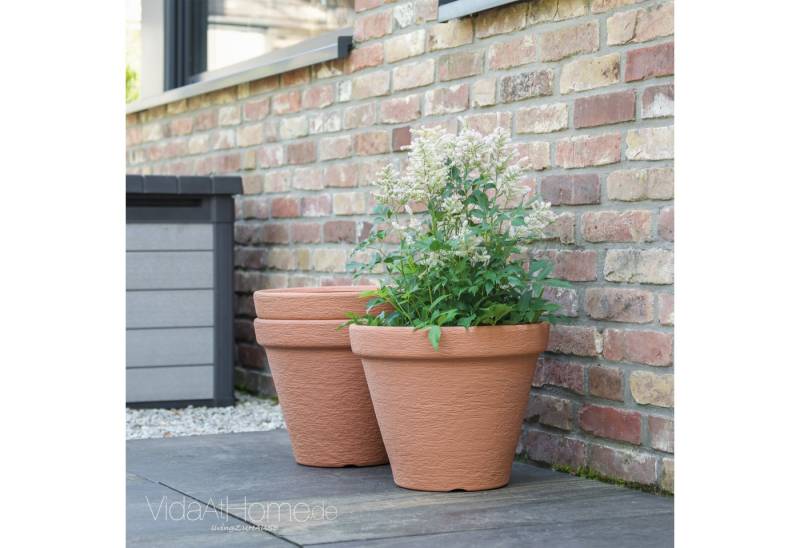 VidaAtHome.de Pflanzkübel Pflanzgefäß KLASSIK ø 40er - 3er Set (Spar-Set, 3x Pflanzgefäß KLASSIK ø 40) von VidaAtHome.de