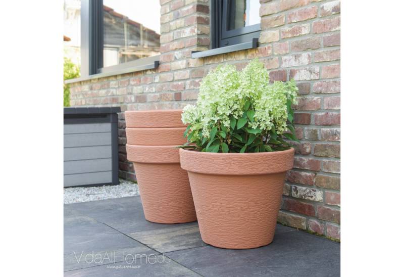 VidaAtHome.de Pflanzkübel Pflanzgefäß KLASSIK ø 60er - 4er Set (Spar-Set, 4x Pflanzgefäß KLASSIK ø 60) von VidaAtHome.de