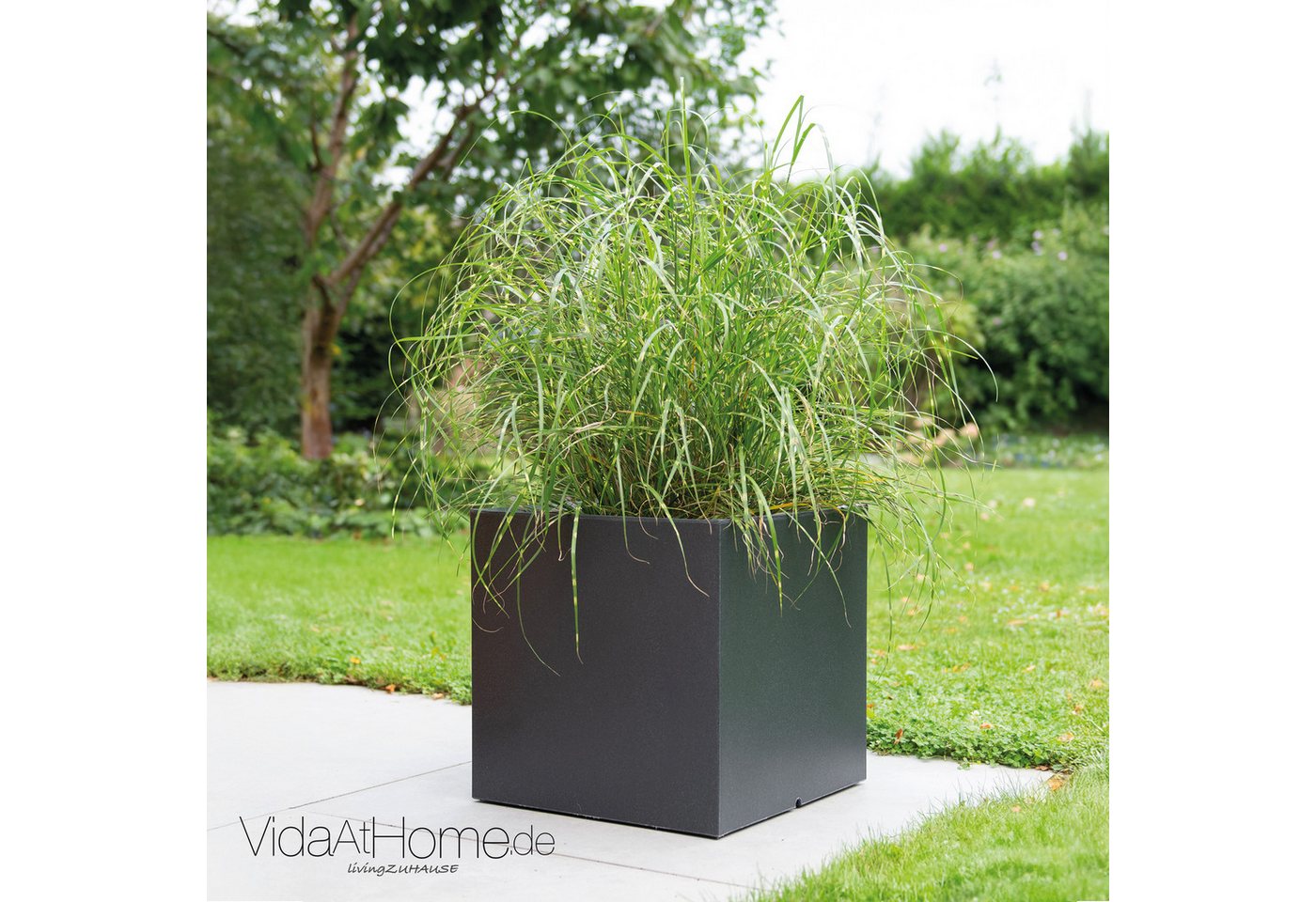 VidaAtHome.de Pflanzkübel Pflanzkübel QUBO 40 - 2er Set (Spar-Set, 2x Pflanzkübel QUBO 40) von VidaAtHome.de
