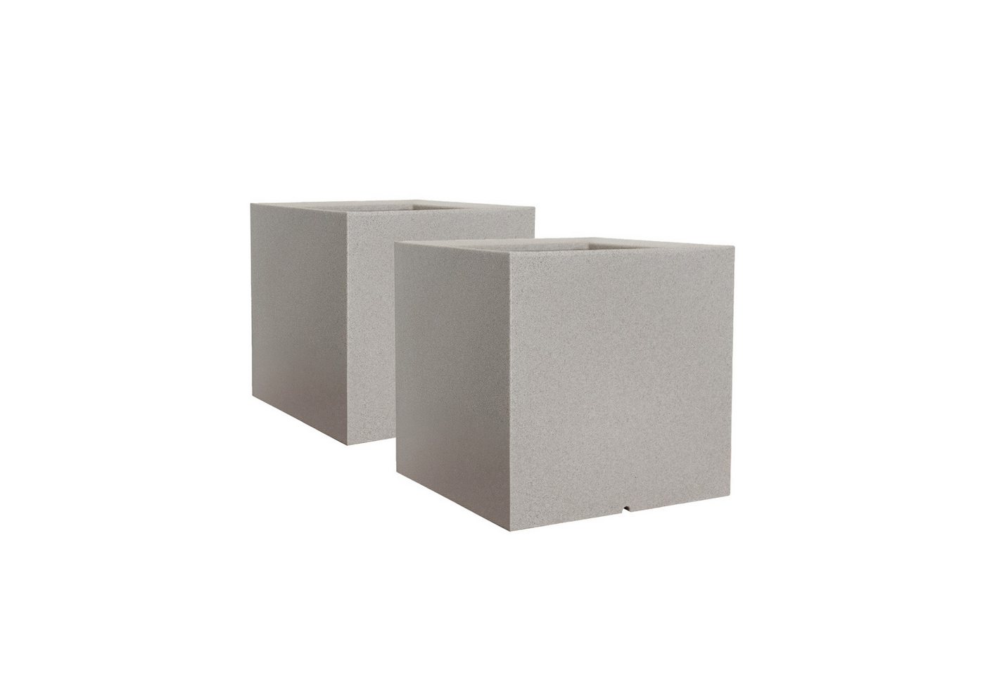 VidaAtHome.de Pflanzkübel Pflanzkübel QUBO 40 - 2er Set (Spar-Set, 2x Pflanzkübel QUBO 40) von VidaAtHome.de