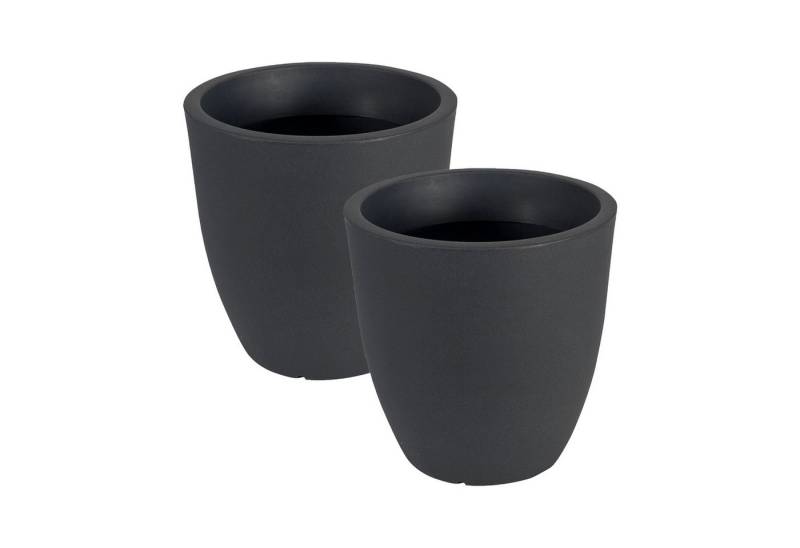 VidaAtHome.de Pflanzkübel Pflanzkübel VERONA ø 50er - 2er Set (Spar-Set, 2x Pflanzkübel VERONA ø 50er) von VidaAtHome.de