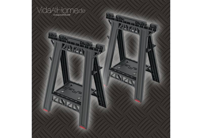 VidaAtHome.de Werkzeugkoffer original KISTENBERG® 2er-Set Werkstattbock TECH STAND von VidaAtHome.de