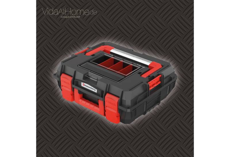 VidaAtHome.de Werkzeugkoffer original KISTENBERG® Profi-Werkzeugbox C Block Alu Log S von VidaAtHome.de