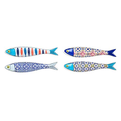 Vidal Regalos Kühlschrankmagnet Fisch x 4 Modelle, 13 cm von Vidal Regalos