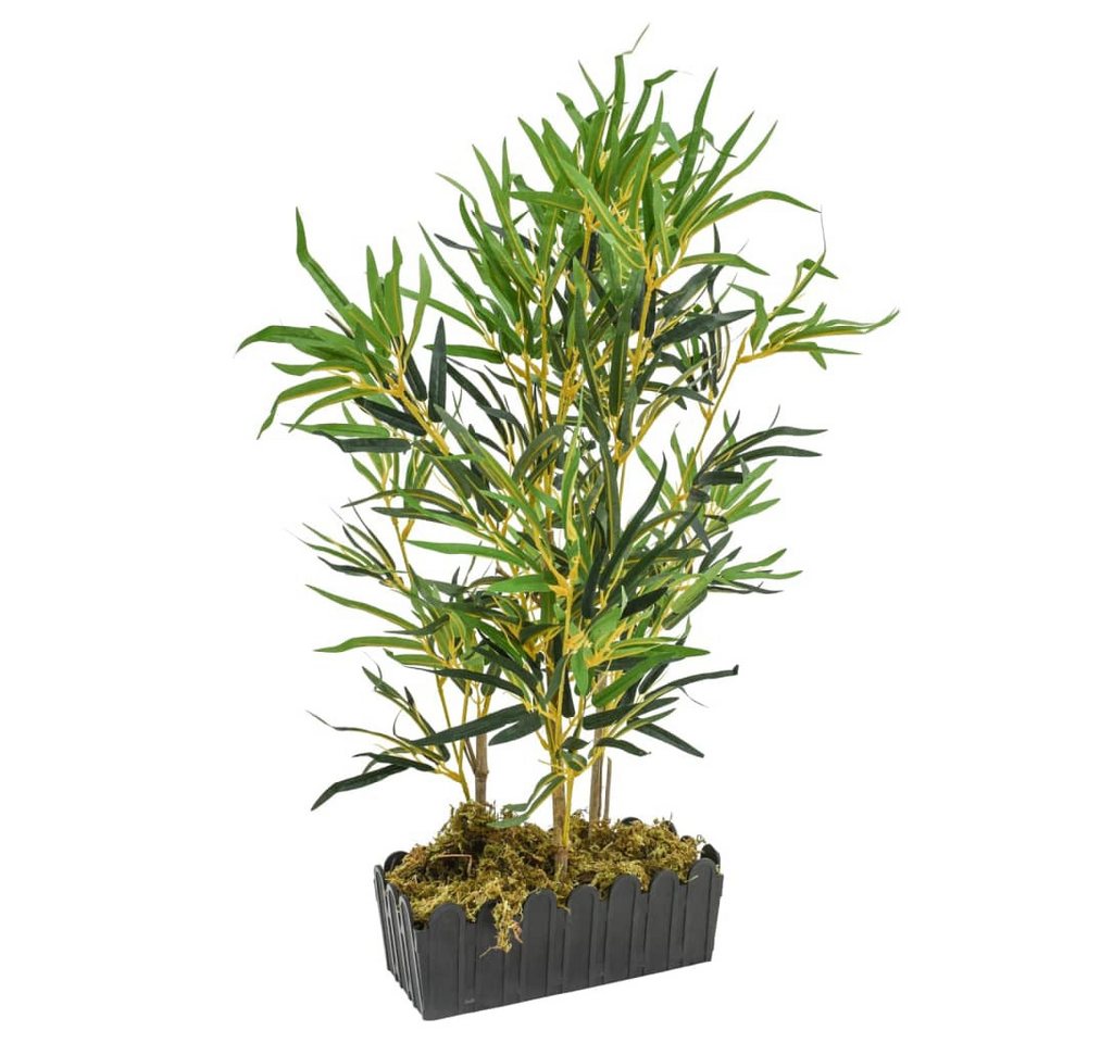 Kunstrasen Bambusbaum Künstlich 368 Blätter 80 cm Grün, vidaXL, Höhe: 80 mm von Vidaxl