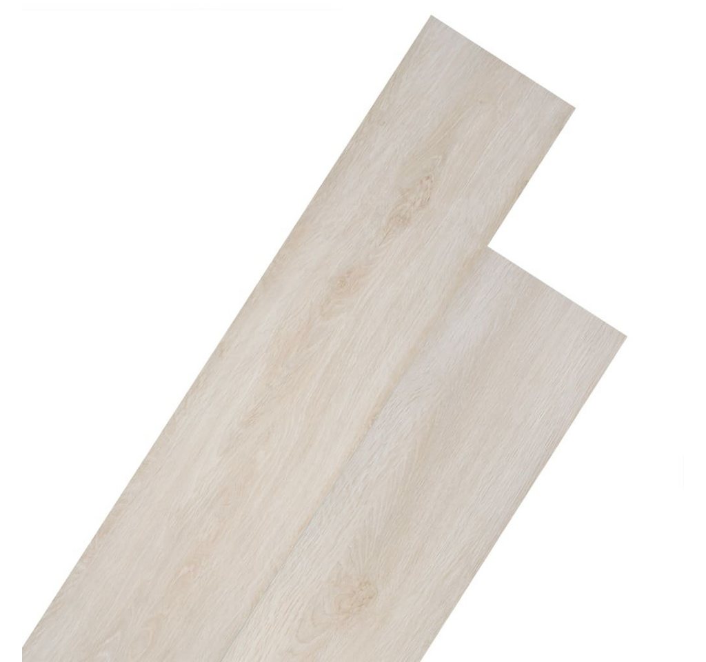 Teppichboden PVC-Fliesen Selbstklebend 2,51 m² 2 mm Eiche Weiß, vidaXL von vidaXL