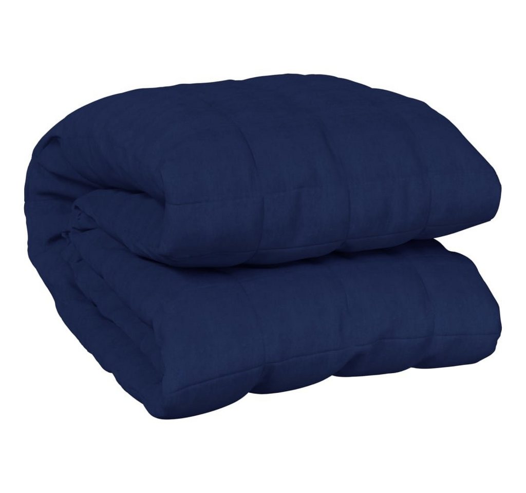 vidaXL Bettüberwurf Gewichtsdecke Blau 200x230 cm 9 kg Stoff vidaXL Bettüberwurf Gewichtsdecke Blau 200x230 cm 9 kg Stoff von Vidaxl