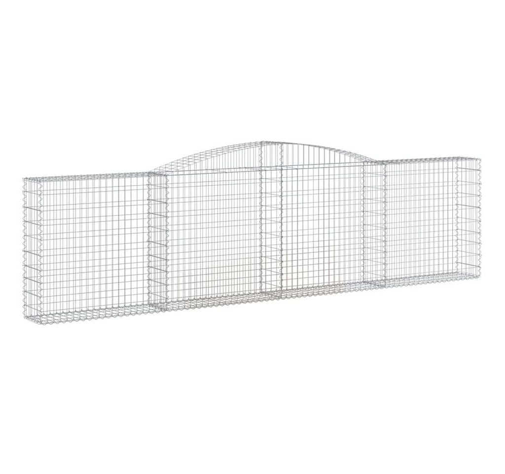 vidaXL Blumentopf Gabionen mit Hochbogen 20Stk. 400x30x100/120cm Verzinktes Eisen (20 St) von Vidaxl