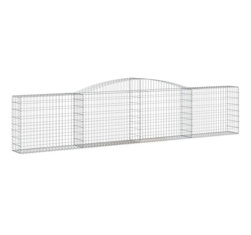 vidaXL Blumentopf Gabionen mit Hochbogen 25 Stk. 400x30x80/100cm Verzinktes Eisen (25 St) von Vidaxl