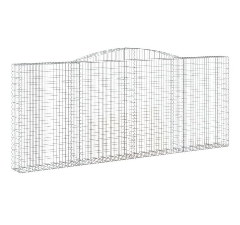vidaXL Blumentopf Gabionen mit Hochbogen 5 Stk. 400x30x160/180cm Verzinktes Eisen (5 St) von Vidaxl