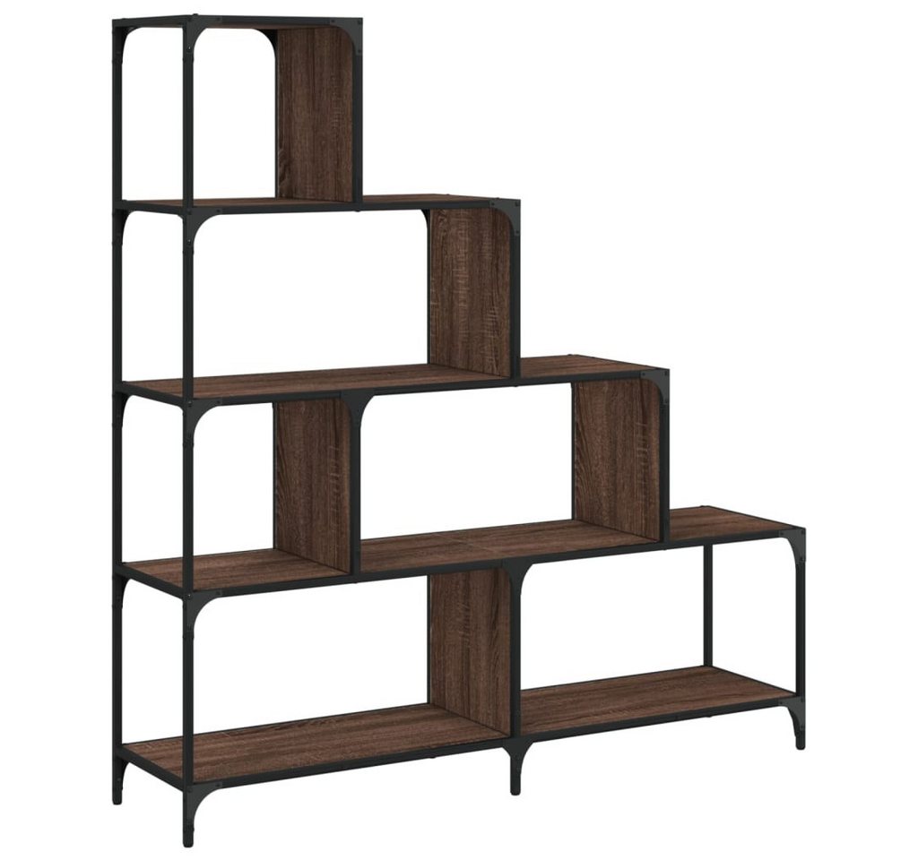 vidaXL Bücherregal Bücherregal 4 Etagen Braun Eichen-Optik 139x33,5x149 cm, 1-tlg. vidaXL Bücherregal Bücherregal 4 Etagen Braun Eichen-Optik 139x33,5x149 cm, 1-tlg. von Vidaxl