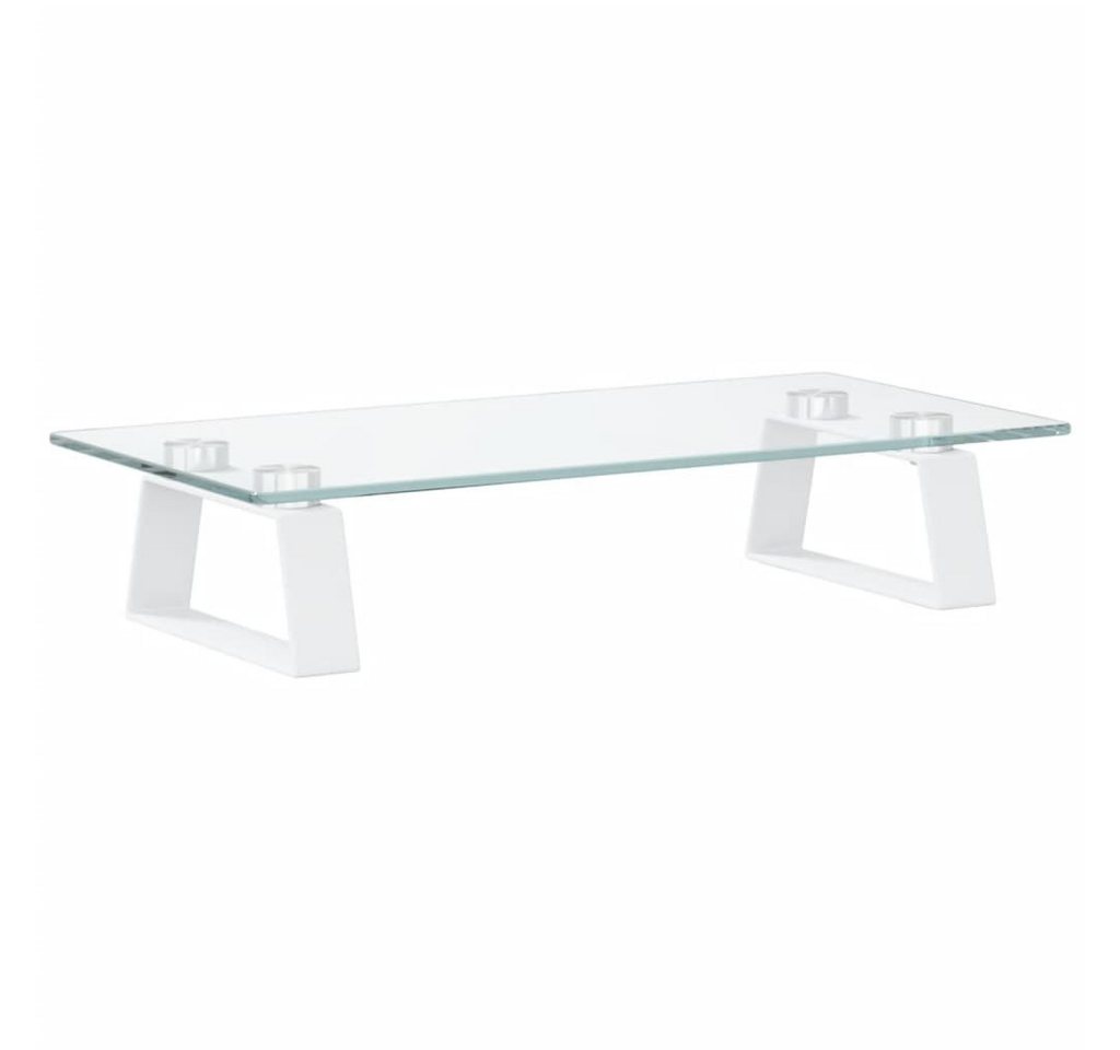 vidaXL Computertisch Monitorständer Weiß 40x20x8 cm Hartglas und Metall vidaXL Computertisch Monitorständer Weiß 40x20x8 cm Hartglas und Metall von Vidaxl