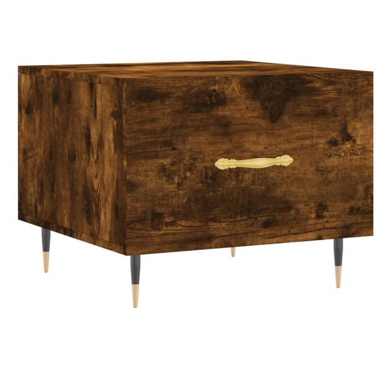 vidaXL Couchtisch Couchtisch Räuchereiche 50x50x40 cm Holzwerkstoff (1-St) von Vidaxl