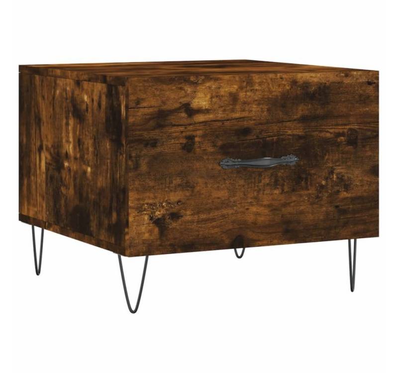 vidaXL Couchtisch Couchtisch Räuchereiche 50x50x40 cm Holzwerkstoff (1-St) von Vidaxl