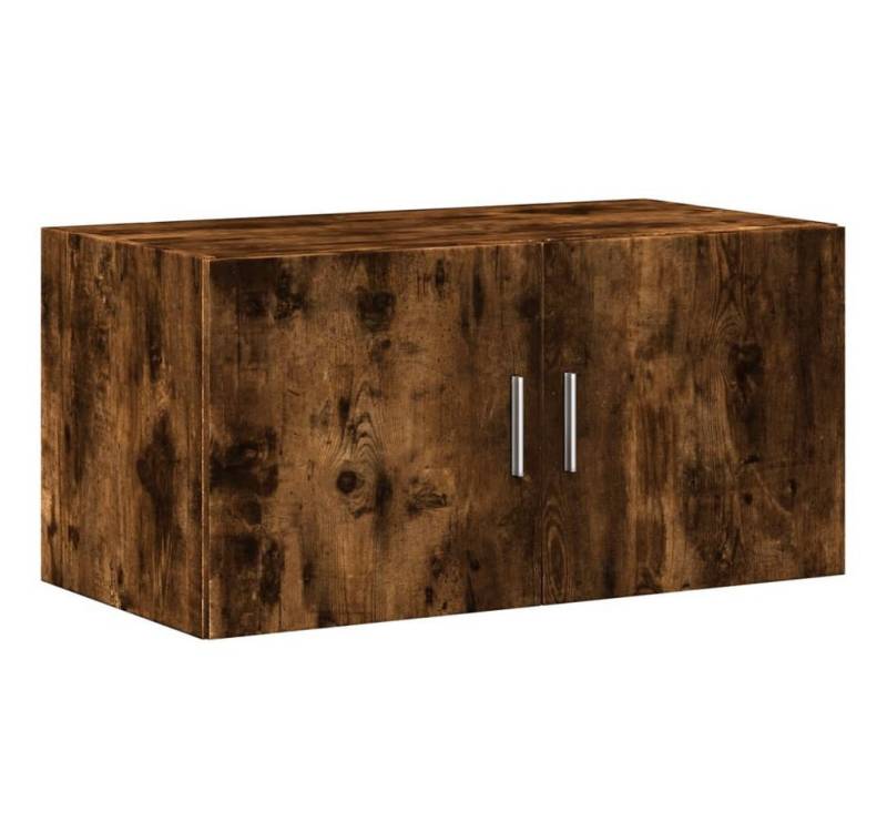 vidaXL Hängeschrank Wandschrank Räuchereiche 80x42,5x40 cm Holzwerkstoff (1-St) von Vidaxl