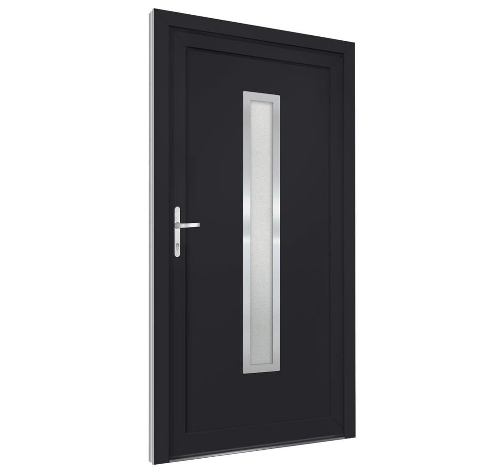 vidaXL Haustür Haustür Anthrazit 108x200 cm PVC (1-St) von Vidaxl