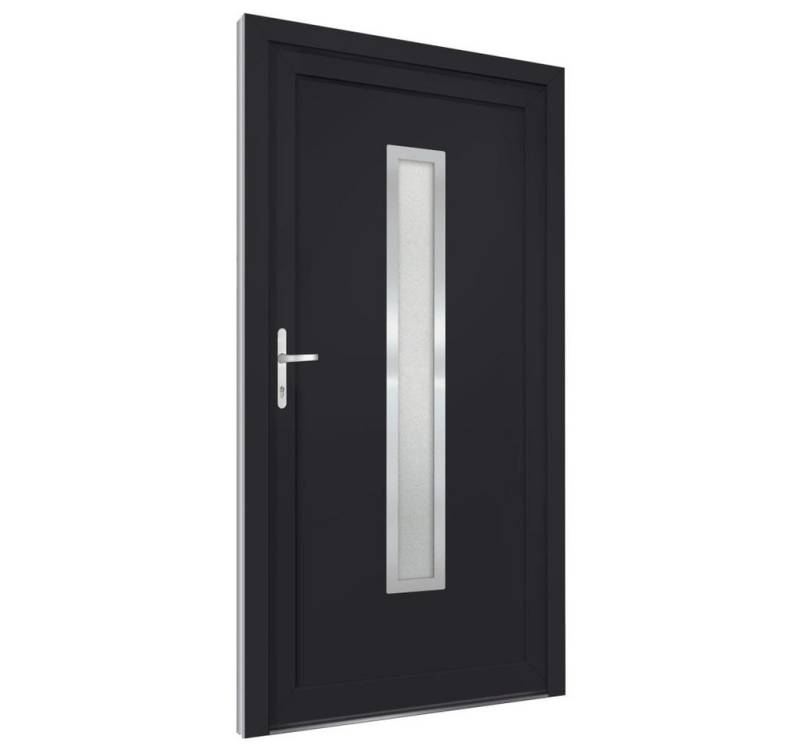 vidaXL Haustür Haustür Anthrazit 108x200 cm PVC (1-St) von Vidaxl