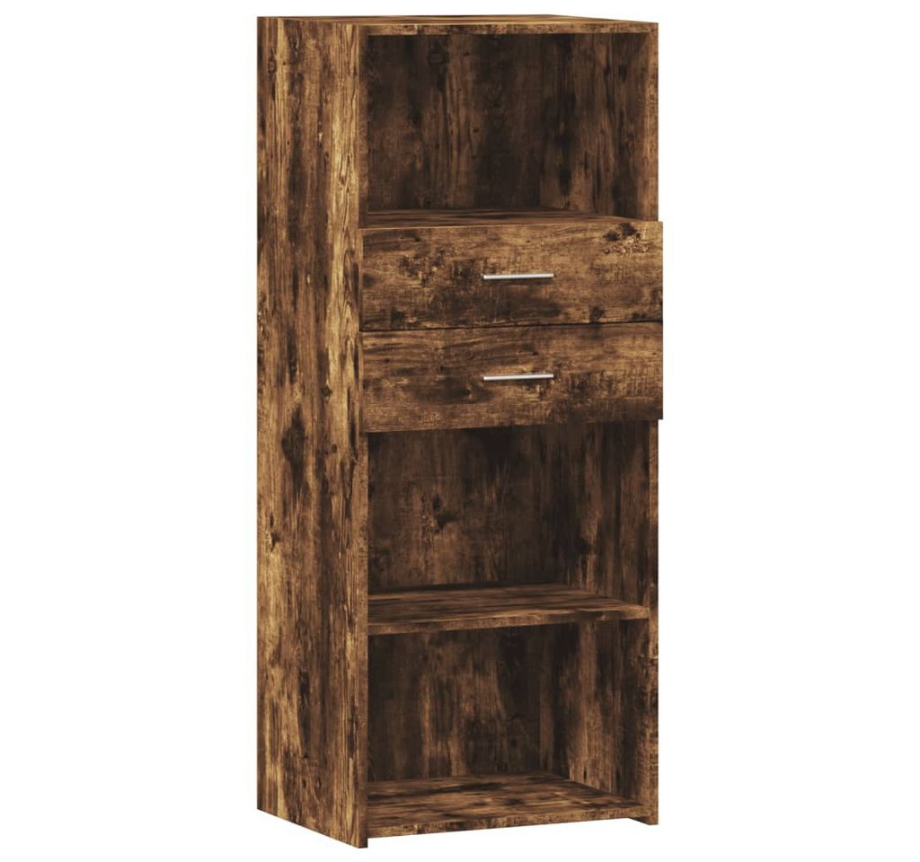 vidaXL Highboard Highboard Räuchereiche 50x42,5x124 cm Holzwerkstoff (1 St) von Vidaxl
