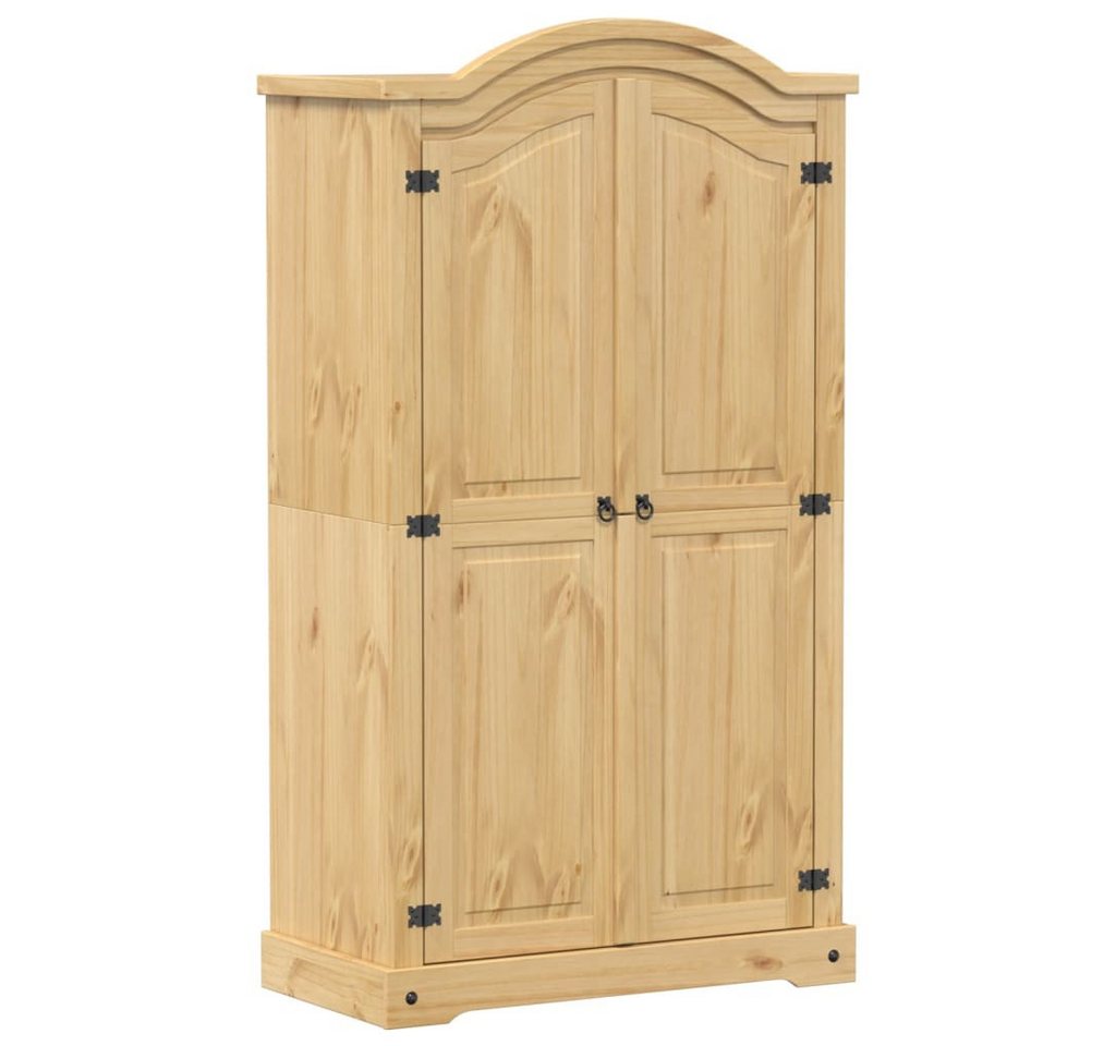 vidaXL Kleiderschrank Kleiderschrank Corona 102x52x186 cm Massivholz Kiefer (1-St) von Vidaxl