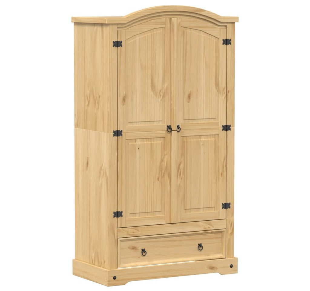 vidaXL Kleiderschrank Kleiderschrank Corona 102x52x186 cm Massivholz Kiefer (1-St) von Vidaxl