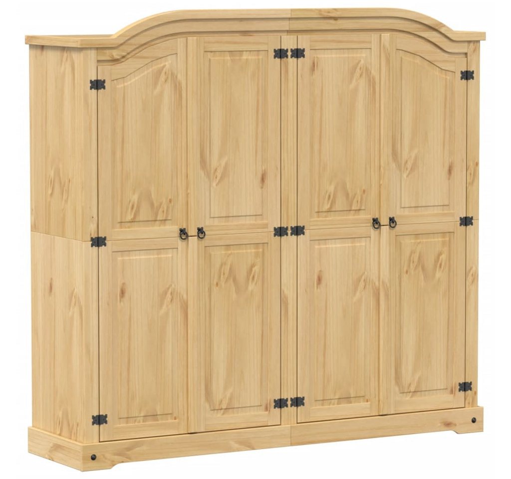 vidaXL Kleiderschrank Kleiderschrank Corona 194x52x186 cm Massivholz Kiefer (1-St) von Vidaxl