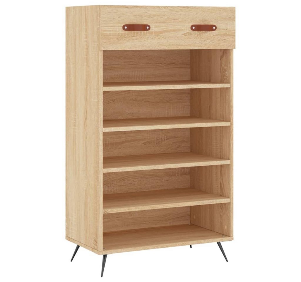 vidaXL Kleiderschrank Schuhschrank Sonoma-Eiche 60x35x105 cm Holzwerkstoff (1-St) von Vidaxl