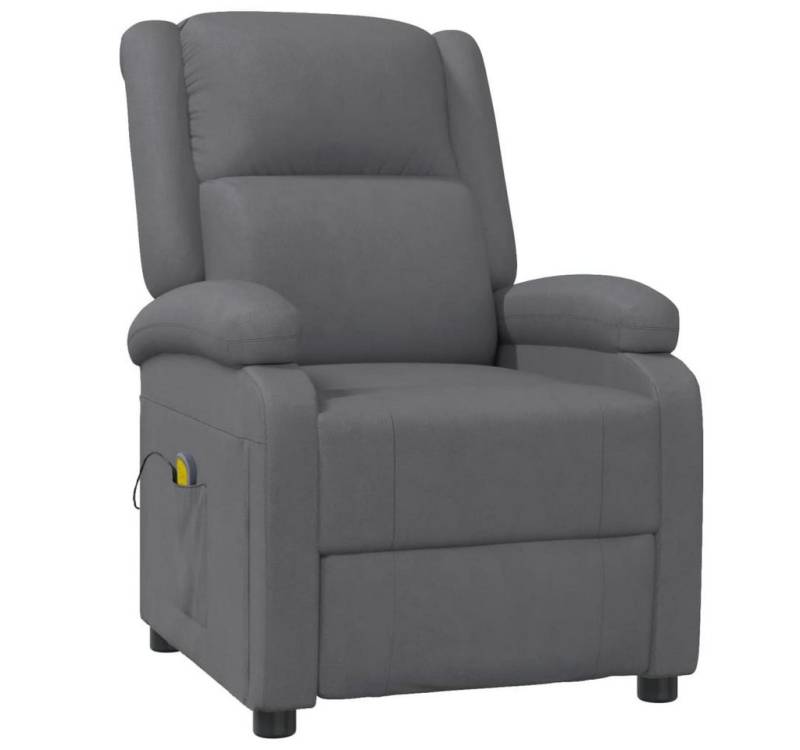 vidaXL Massagesessel Massagesessel Anthrazit Kunstleder (1-St) von Vidaxl
