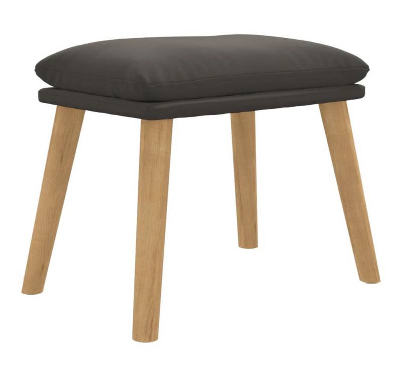 vidaXL Polsterhocker Fußhocker Dunkelgrau 45x29,5x35 cm Samt (1 St) von Vidaxl