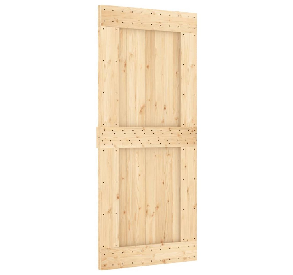 vidaXL Schiebetür Tür NARVIK 90x210 cm Massivholz Kiefer (1-St) von Vidaxl