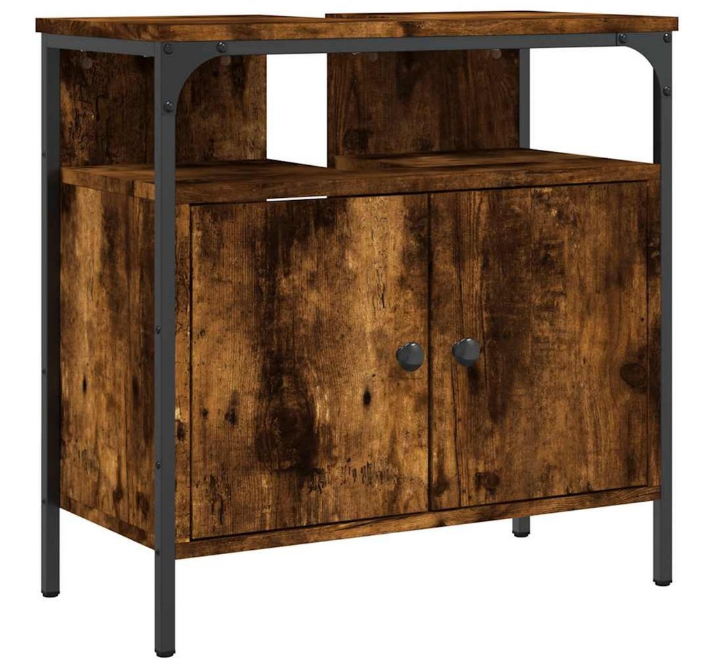 vidaXL Schminktisch Waschbeckenunterschrank Räuchereiche 60x30x60 cm Holzwerkstoff (1-St) von Vidaxl
