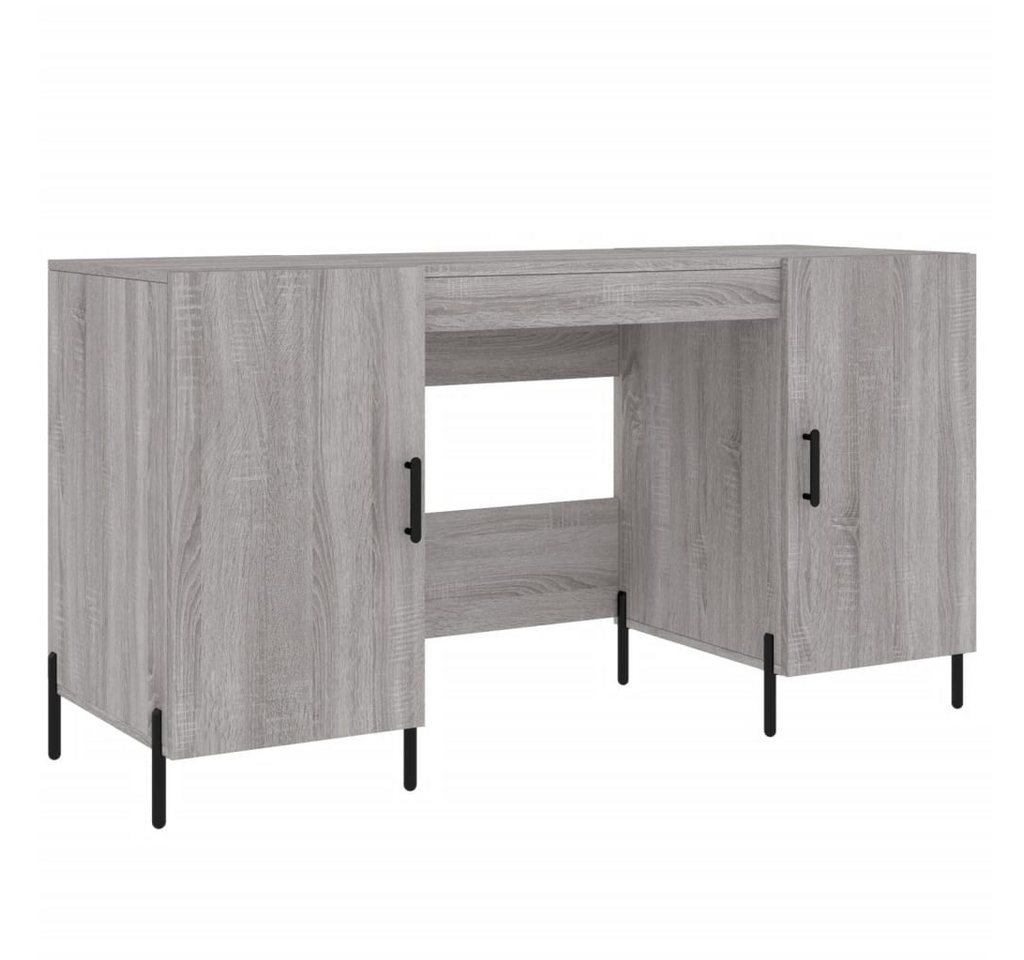 vidaXL Schreibtisch Schreibtisch Grau Sonoma 140x50x75 cm Holzwerkstoff von Vidaxl