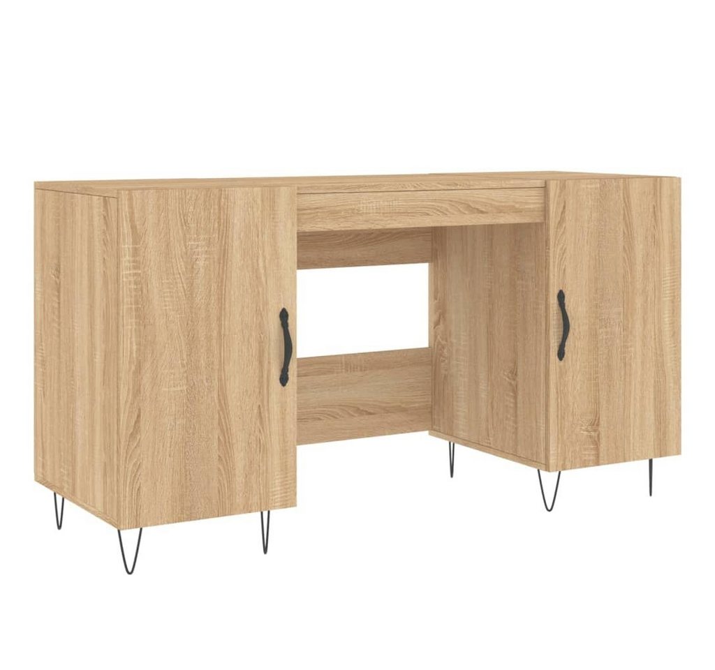 vidaXL Schreibtisch Schreibtisch Sonoma-Eiche 140x50x75 cm Holzwerkstoff von Vidaxl