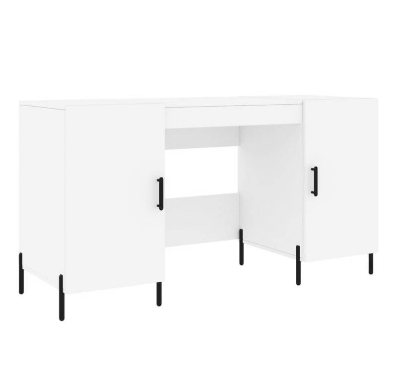 vidaXL Schreibtisch Schreibtisch Weiß 140x50x75 cm Holzwerkstoff von Vidaxl