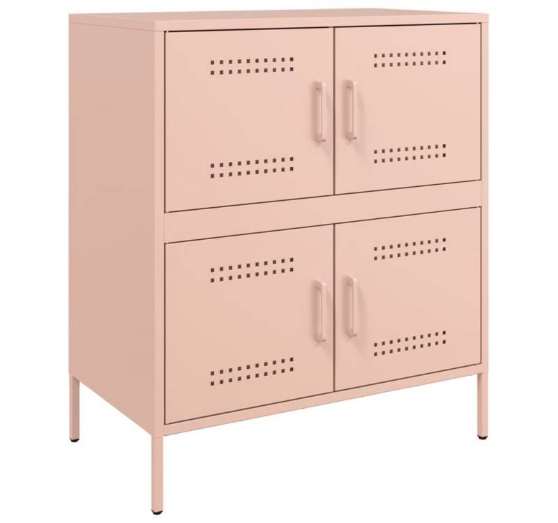 vidaXL Sideboard Sideboard Rosa 68x39x79 cm Stahl (1 St) von Vidaxl