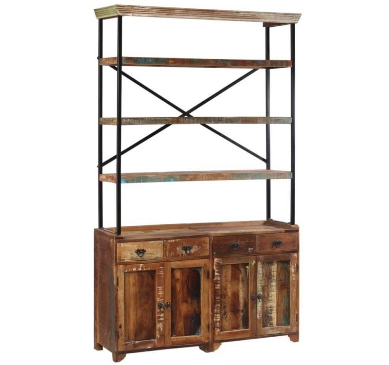 vidaXL Sideboard Sideboard mit Einlegeböden Altholz Massiv 120x35x200 cm (1 St) von Vidaxl