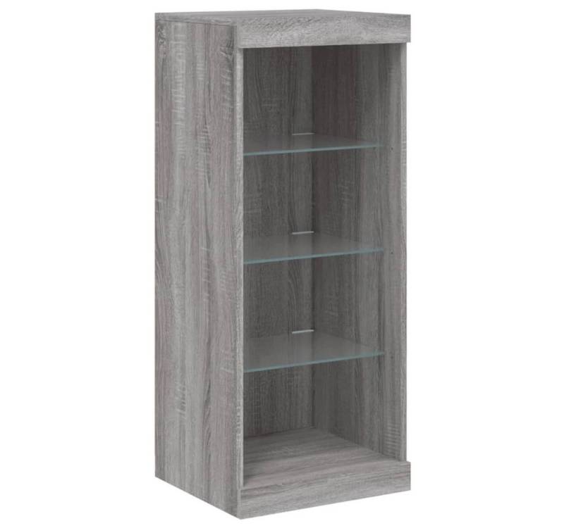 vidaXL Sideboard Sideboard mit LED-Leuchten Grau Sonoma 41x37x100 cm (1 St) von Vidaxl