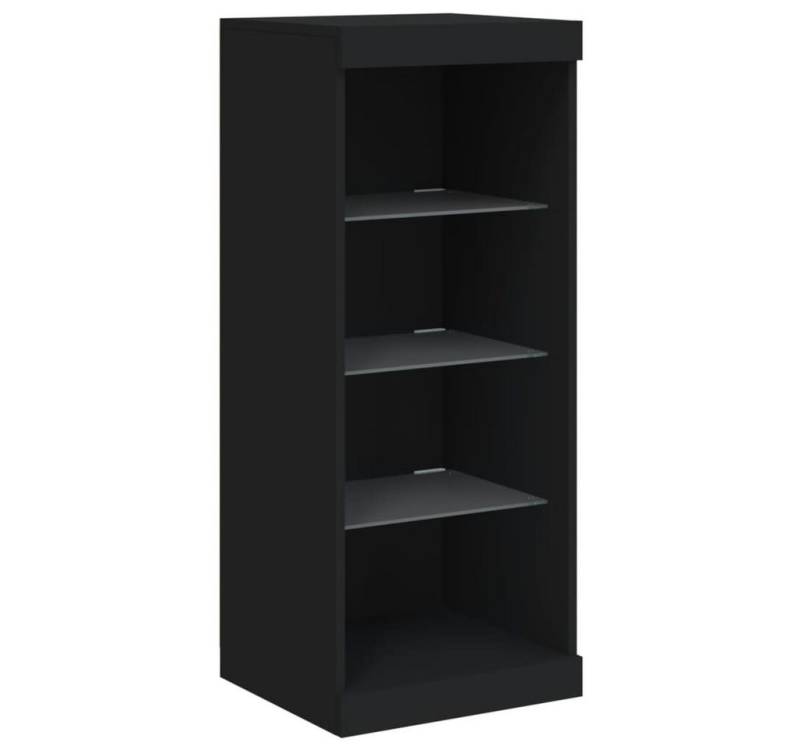 vidaXL Sideboard Sideboard mit LED-Leuchten Schwarz 41x37x100 cm (1 St) von Vidaxl