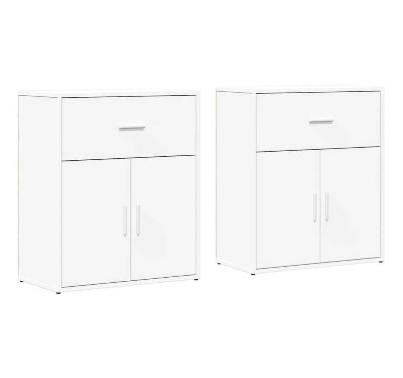 vidaXL Sideboard Sideboards 2 Stk. Weiß 60x31x70 cm Holzwerkstoff (1 St) von Vidaxl