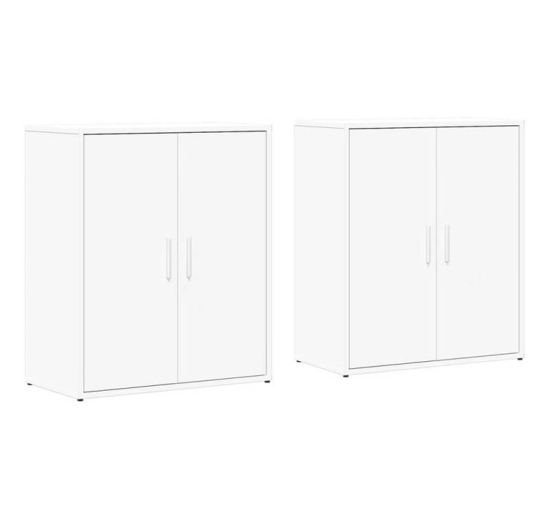 vidaXL Sideboard Sideboards 2 Stk. Weiß 60x31x70 cm Holzwerkstoff (1 St) von Vidaxl