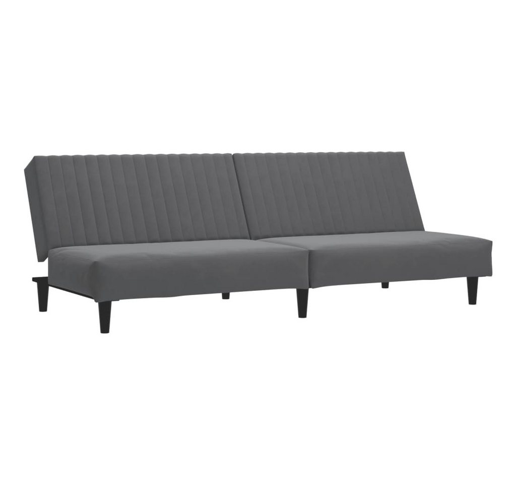 vidaXL Sofa Schlafsofa 2-Sitzer Dunkelgrau Samt vidaXL Sofa Schlafsofa 2-Sitzer Dunkelgrau Samt von Vidaxl