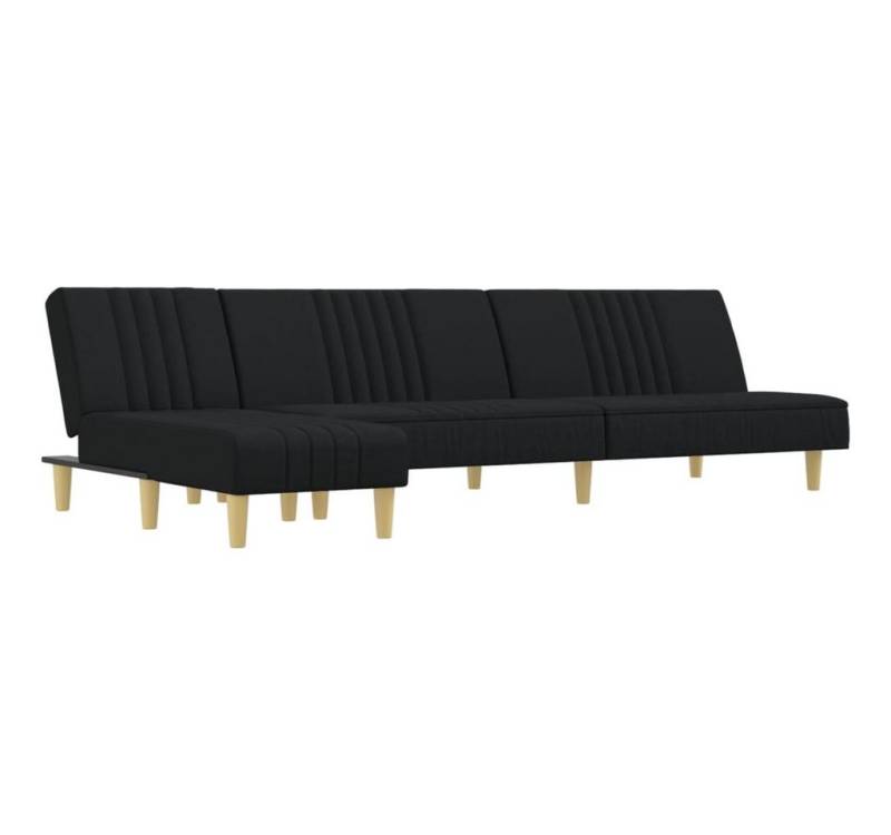 vidaXL Sofa Schlafsofa in L-Form Schwarz 255x140x70 cm Stoff vidaXL Sofa Schlafsofa in L-Form Schwarz 255x140x70 cm Stoff von Vidaxl