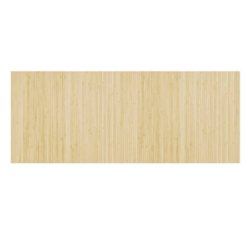vidaXL Teppich Teppich Rechteckig Hell Natur 80x200 cm Bambus, Rechteckig von Vidaxl