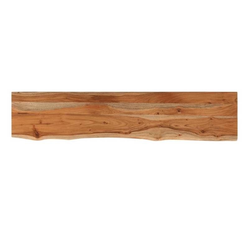 vidaXL Tischplatte Wandregal 120x20x2,5 cm Rechteckig Massivholz Akazie Baumkante (1 St) von Vidaxl