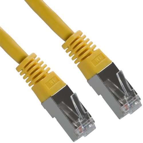 Videk Enhanced CAT 5e, UTP, 1 m, Gelb von Videk